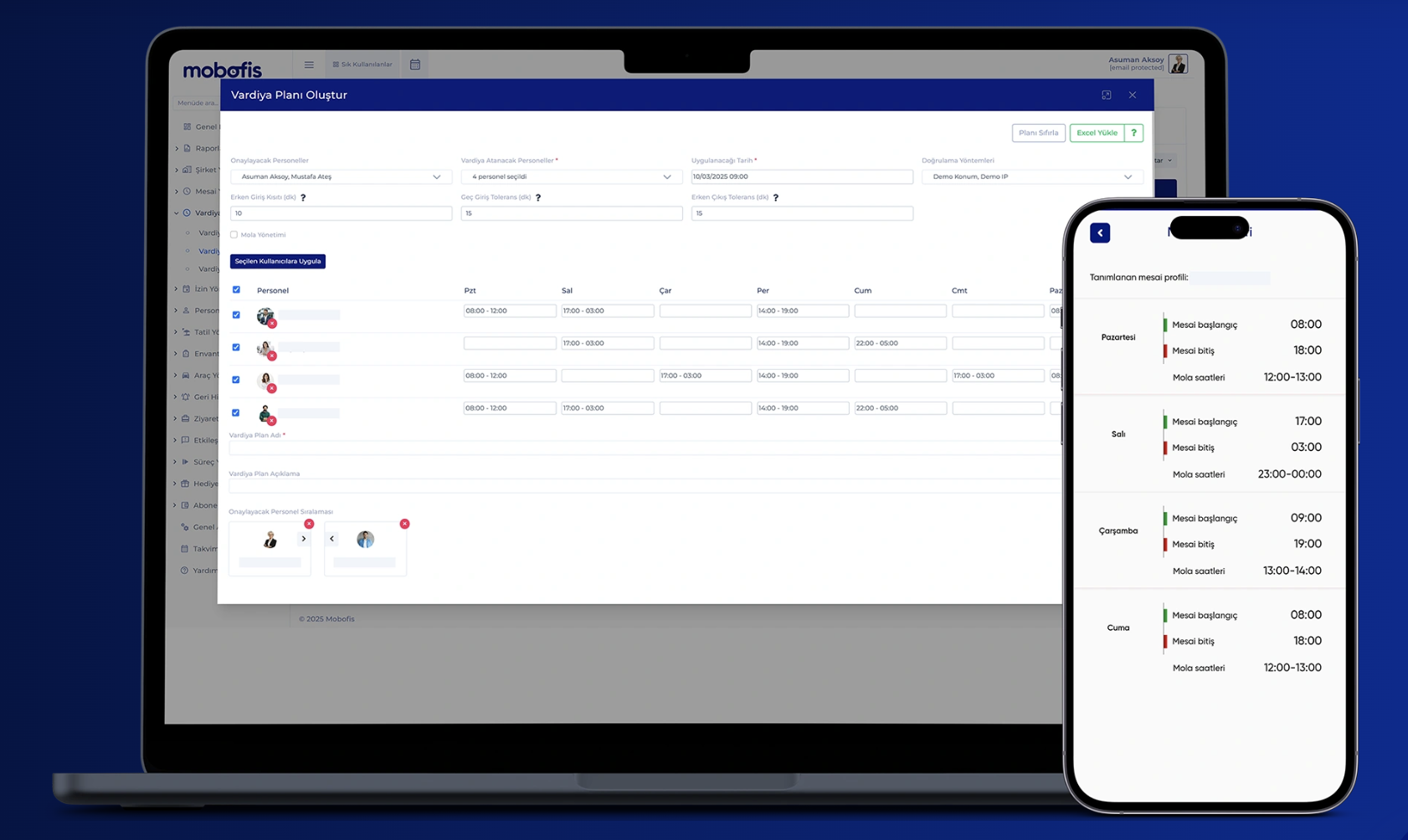 Fazla Mesai Yönetimi-Mobofis 
