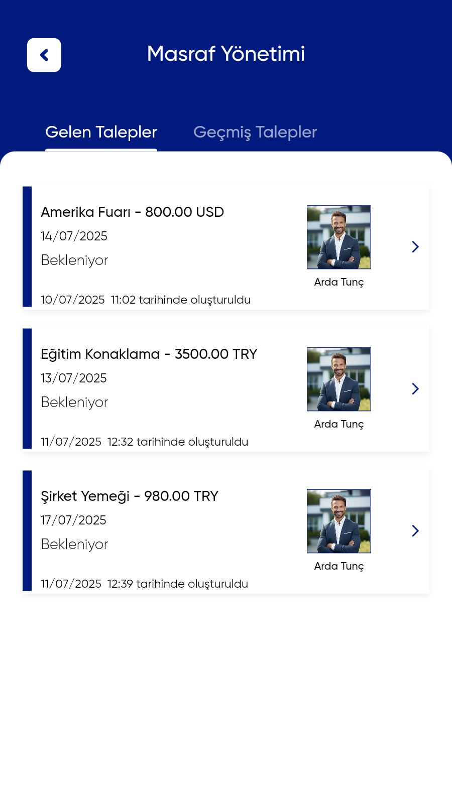 Masraf Raporları